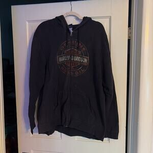 Harley Davidson Motorcycles Full-Zip Hoodie